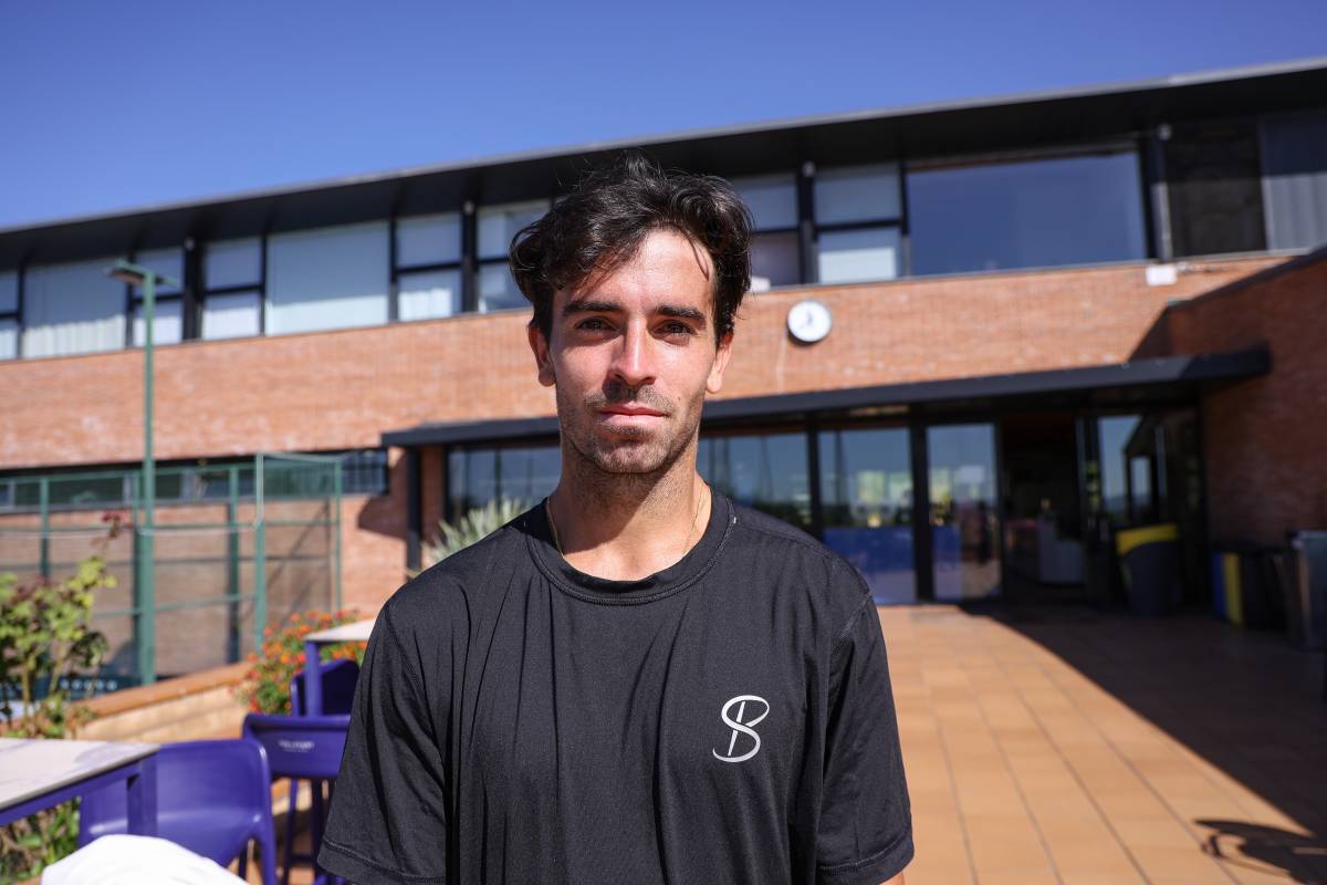 Pedro Vives, després del seu partit - Victor Castillo Pedro Vives, després del seu partit