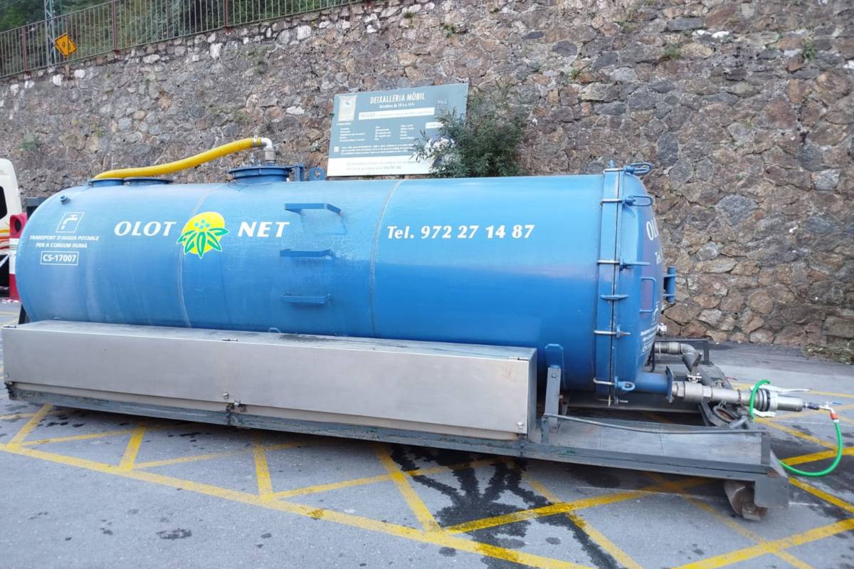Ribes de Freser activa una cisterna per l'excés d'arsènic a l'aigua