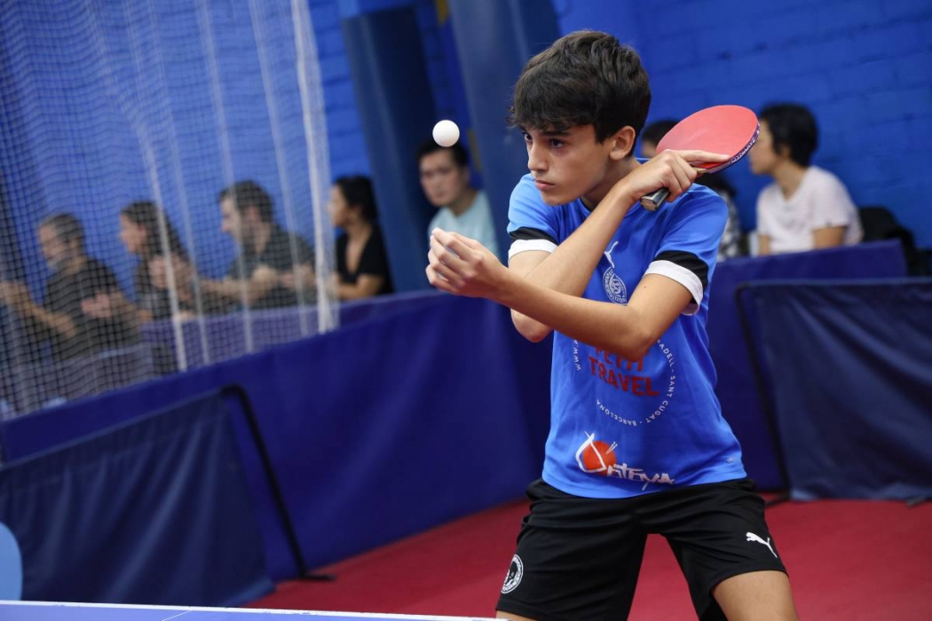 Falcons Sabadell i Club Natació, màxims representants del tennis taula local