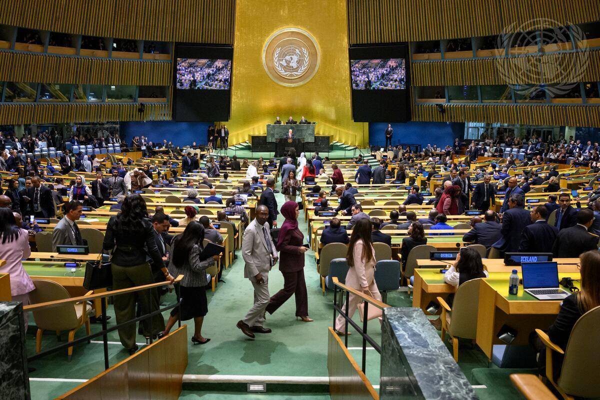 L’Assemblea General de l’ONU abandona l'auditori durant el discurs de Netanyahu