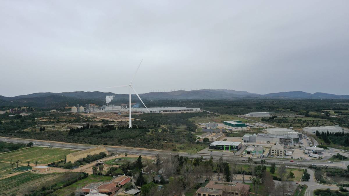 L`aerogenerador tindrà una potència de 7 MW, un rècord a Catalunya