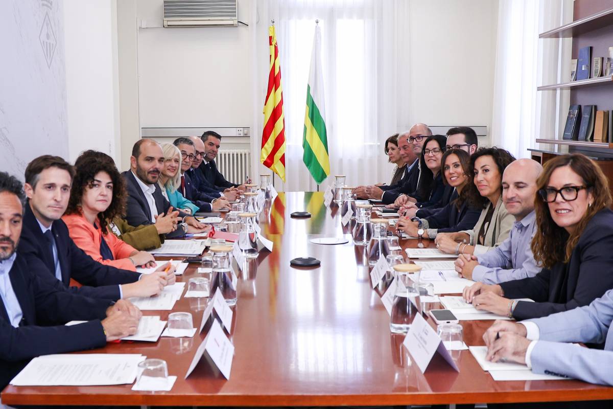 La primera comissió bilateral Generalitat-Sabadell, reunida aquest divendres
