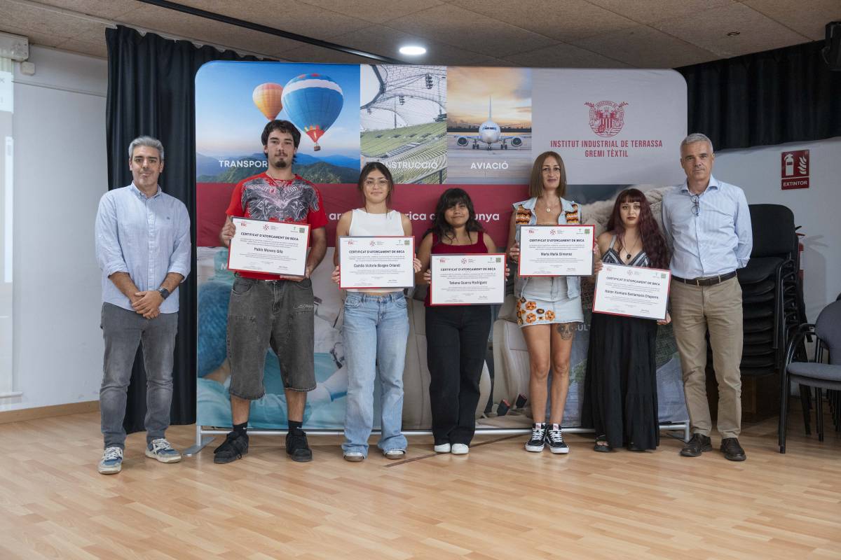 Cinc beques per acostar el tèxtil als joves de Terrassa: 