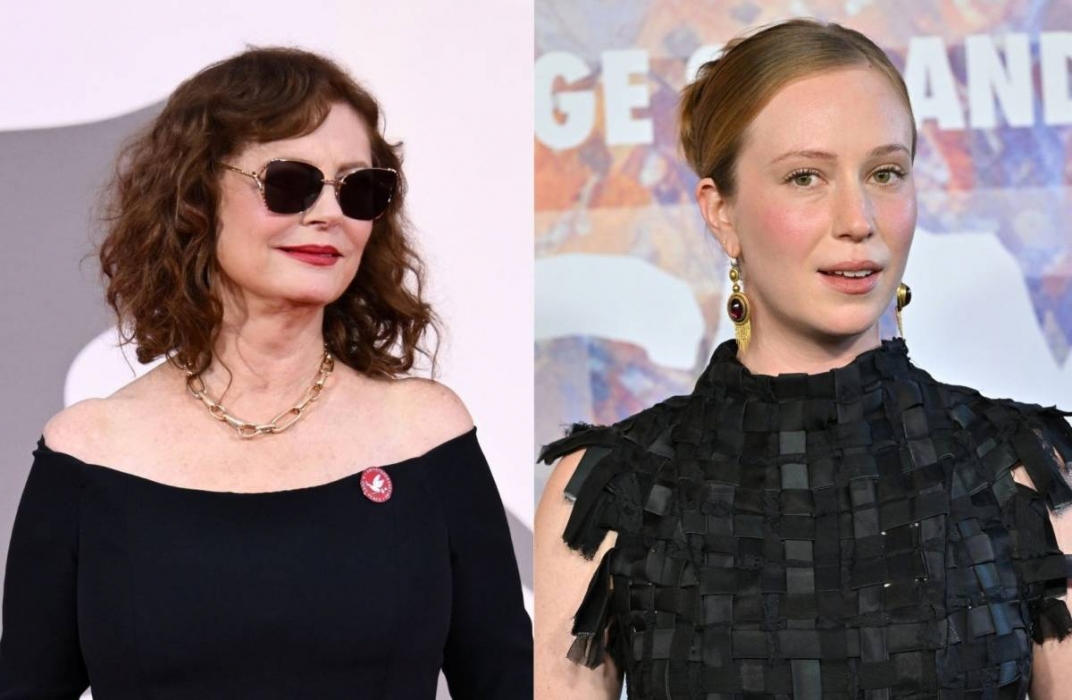 Les actrius Susan Sarandon i Hannah Einbinder, detingudes en una manifestació contra Netanyahu a l'ONU