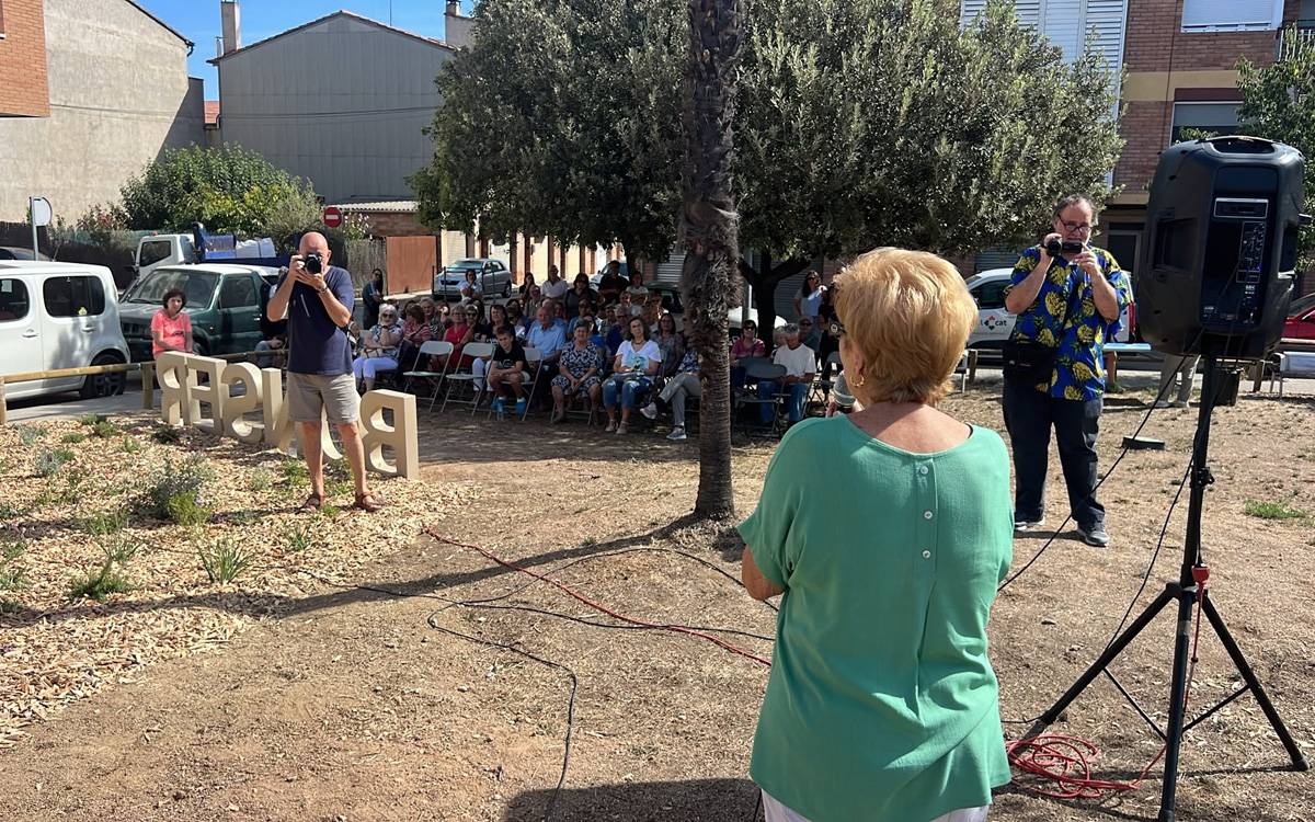 Navàs clou les primeres jornades Escorça amb la inauguració del Parc de les Dones del Tèxtil