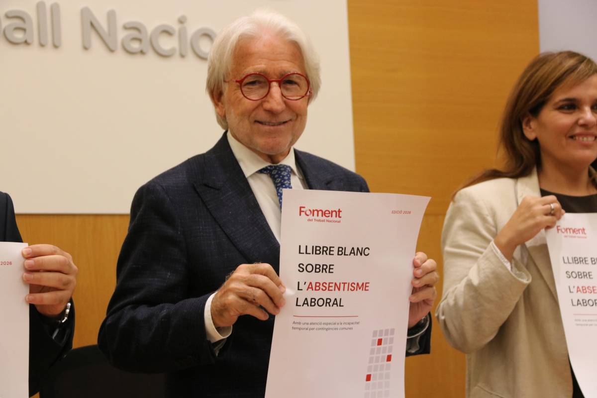 Foment del Treball demana recuperar l'acomiadament objectiu per absentisme 