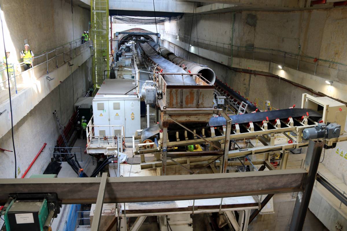 Així és la tuneladora que ha de connectar les línies Llobregat-Anoia i Barcelona-Vallès d'FGC