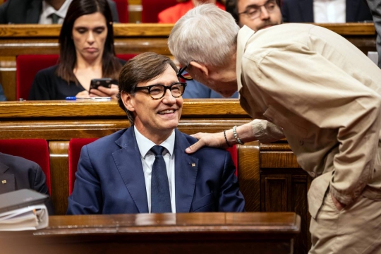 Salvador Illa, sobre l'amnistia: «El temps ens ha donat la raó»