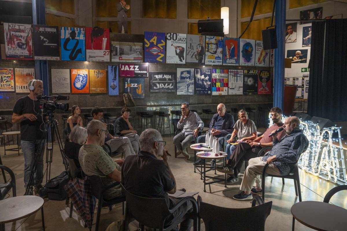 La presentació jazzística ha comptat amb diversos artistes - Nebridi Aróztegui La presentació jazzística ha comptat amb diversos artistes