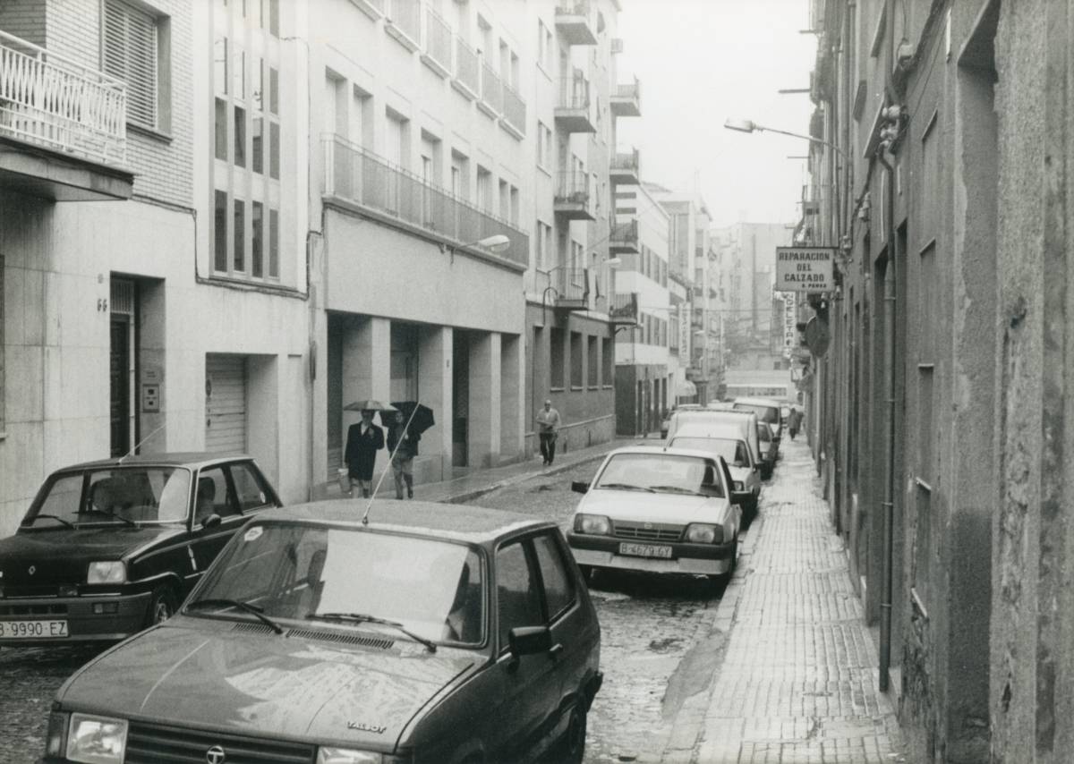 Carrer del Pare Llaurador 1989 - Ricard Domènech - Arxiu Diari de Terrassa Carrer del Pare Llaurador 1989