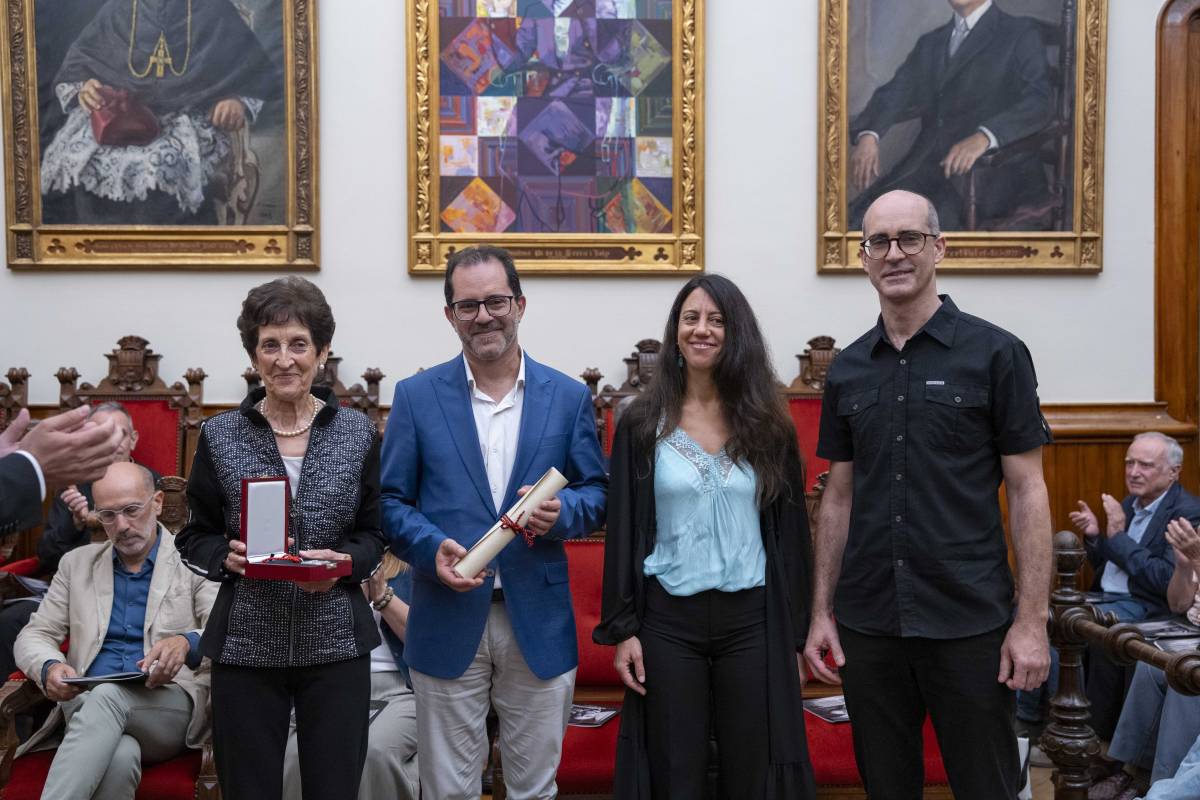 La família del músic, durant la cerimònia - Alberto Tallón La família del músic, durant la cerimònia