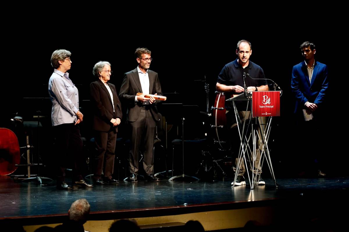 La intervenció de Jordi de Arriba, director del iSabadell - JUANMA PELÁEZ La intervenció de Jordi de Arriba, director del iSabadell