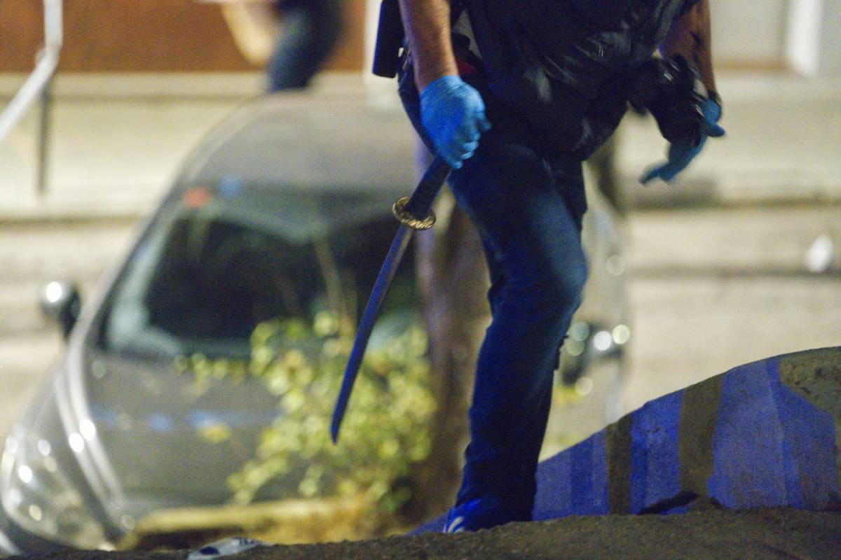 Una de les armes utilitzades en la baralla - NEBRIDI ARÓZTEGUI
