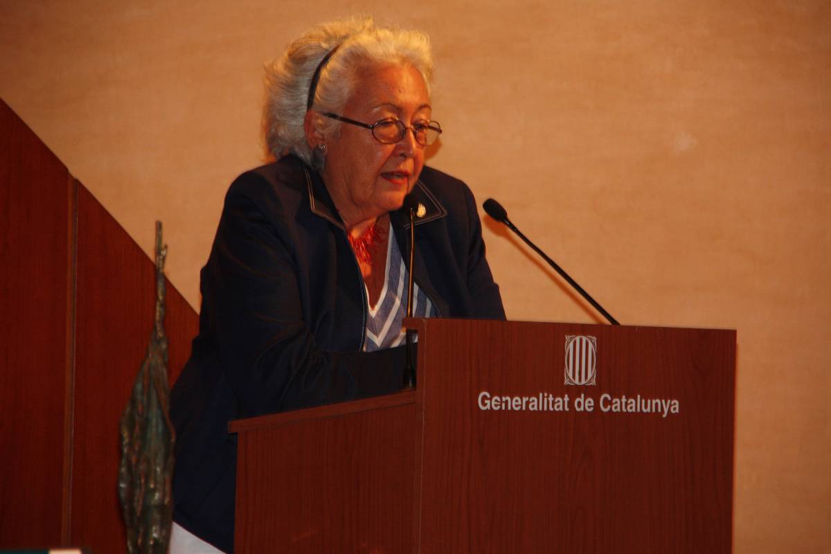 Mor Dolors Oller, expresidenta del PEN Català