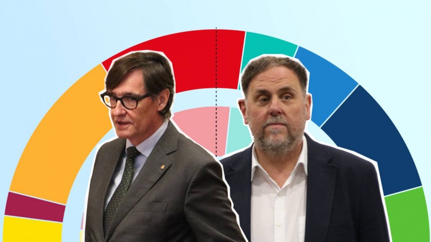 El CIS castiga Illa i situa ERC i PSC frec a frec al Parlament