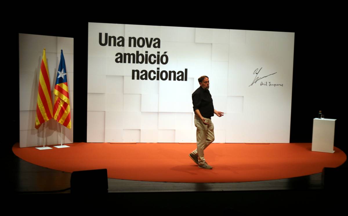 Oriol Junqueras a Llinars. - ACN