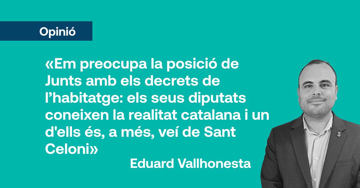 Habitatge: decisions que també afecten Sant Celoni