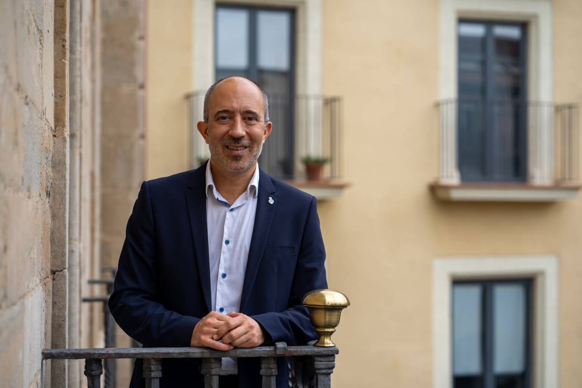 L'alcade de Manresa Marc Aloy, fotografiat a l'ajuntament - Hasmukh Kerai