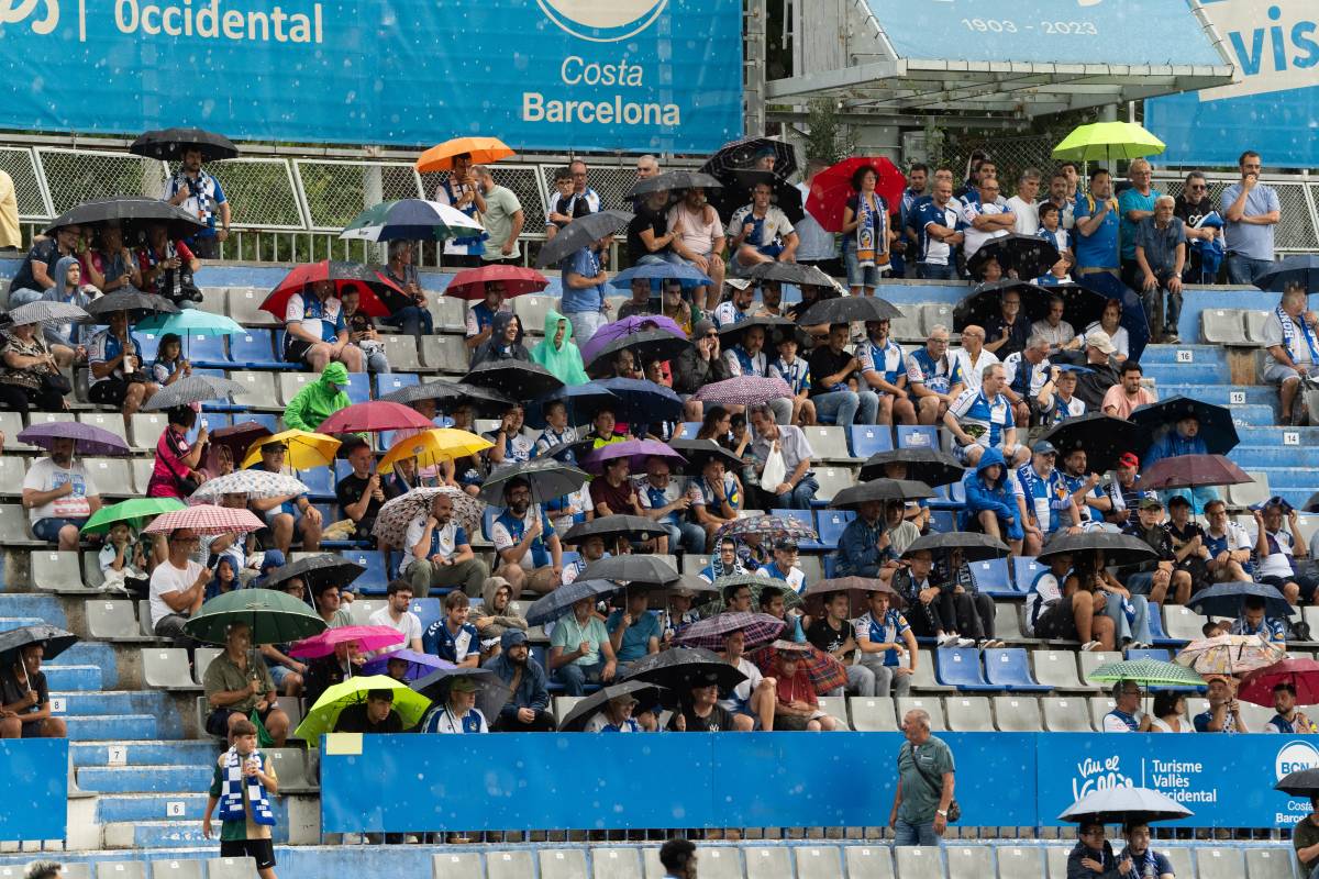 Suspès el CE Sabadell - Andorra per la previsió meteorològica