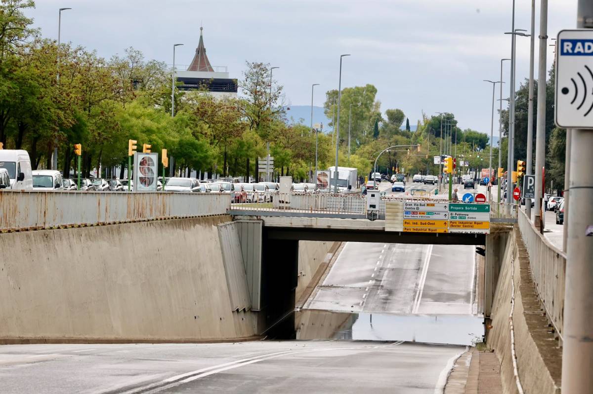 El temporal deixa 172 litres per metre quadrat a Sabadell i desenes d’incidències