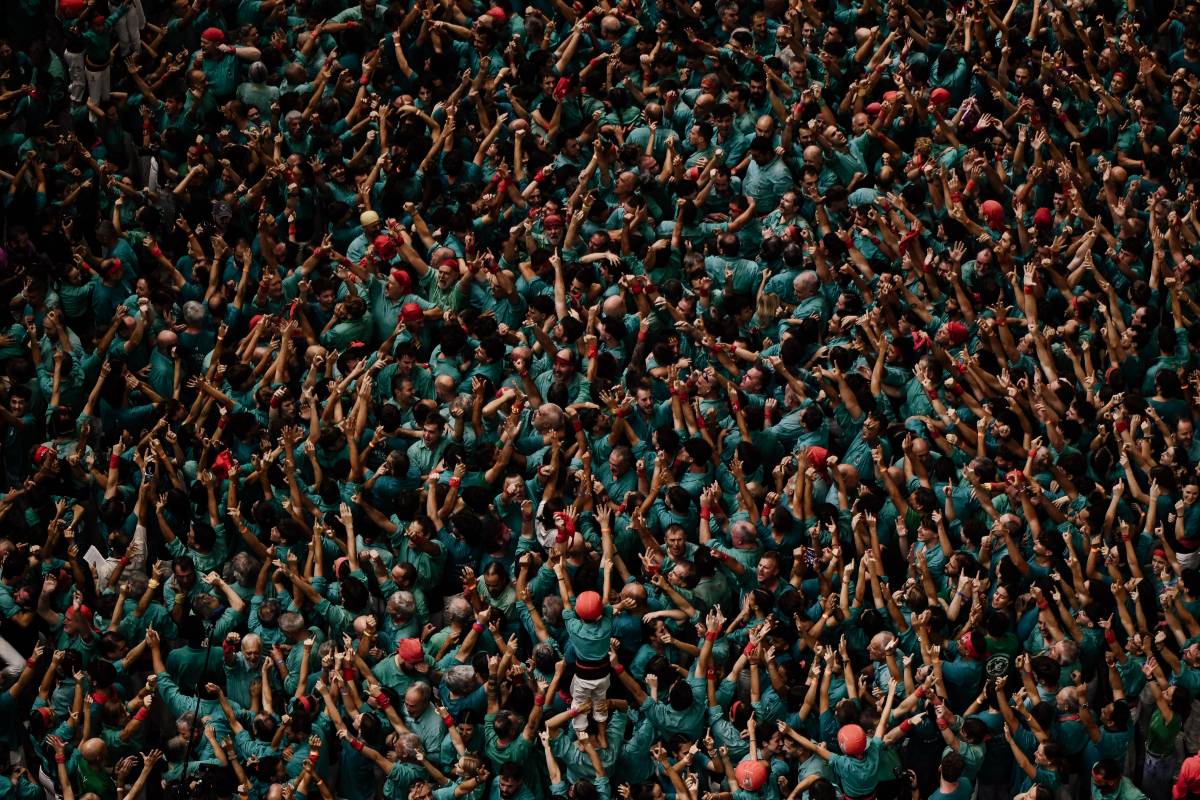 Vilafranca s'imposa a la Vella de Valls en un emocionant Concurs de Castells de Tarragona
