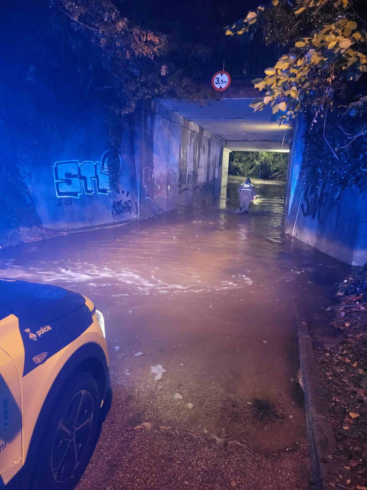 Pluges torrencials al Baix Montseny: incidències i inundacions