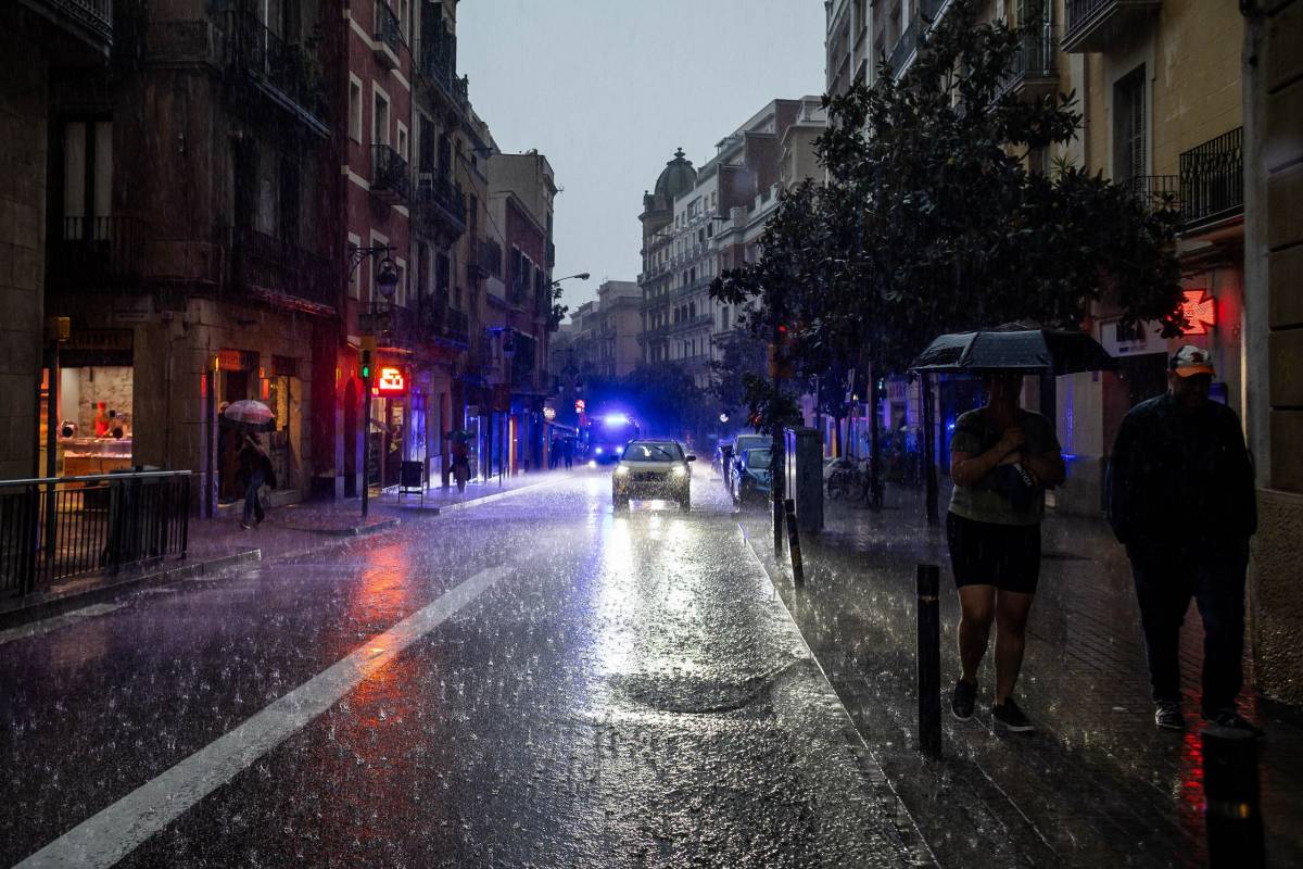 El Meteocat assegura que l'episodi de pluges d'aquest matí no estava previst