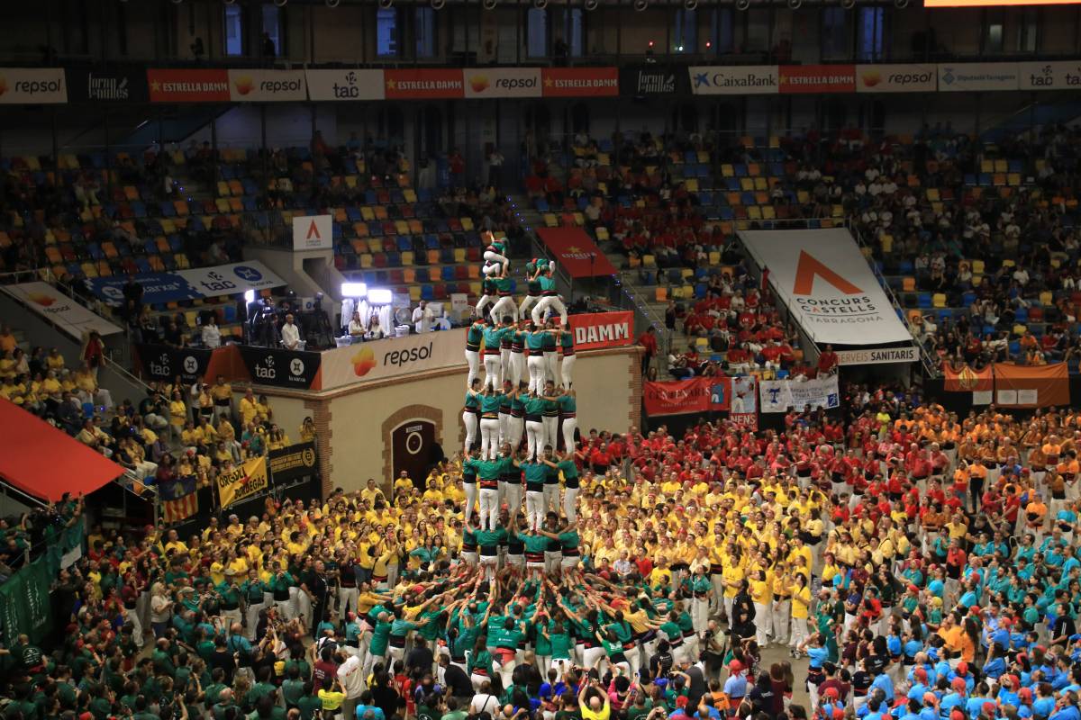 Els Saballuts queden cinquens a la jornada de dissabte del Concurs de Castells