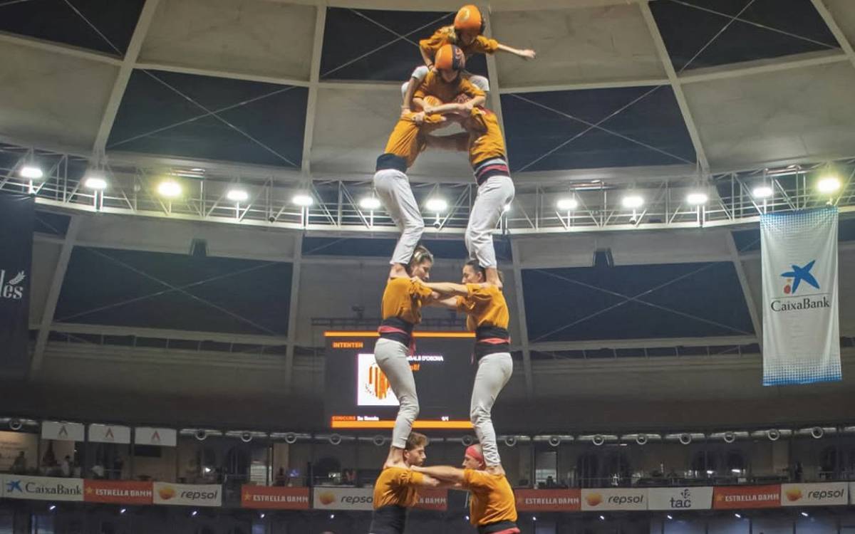 Gran actuació dels Sagals d'Osona al Concurs de Castells de Tarragona