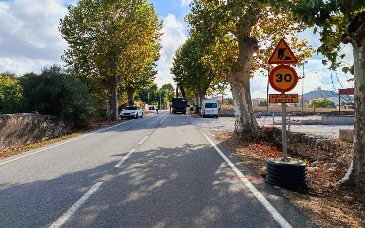 En marxa la construcció de la nova variant de la carretera TV-331 d’Ulldecona a Godall