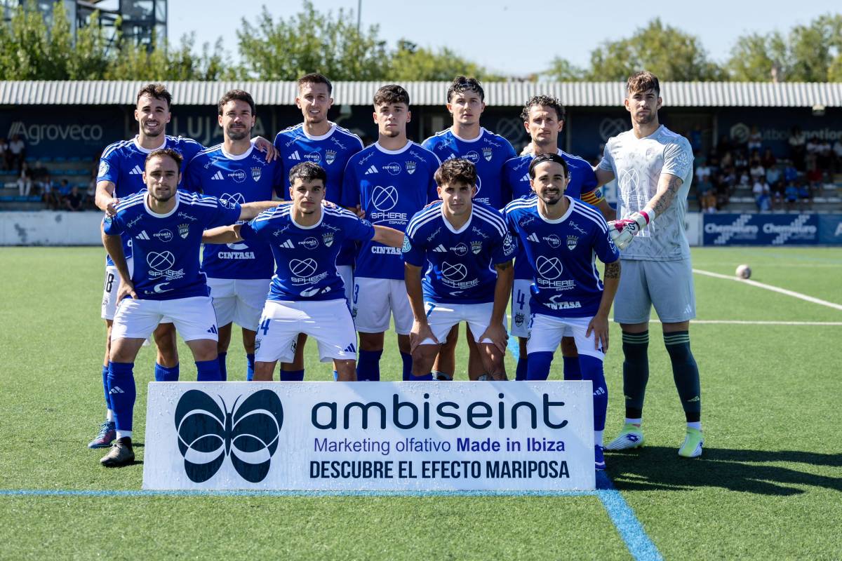 Els jugadors de l`Utebo, en un partit d`aquesta temporada - Utebo FC Els jugadors de l`Utebo, en un partit d`aquesta temporada
