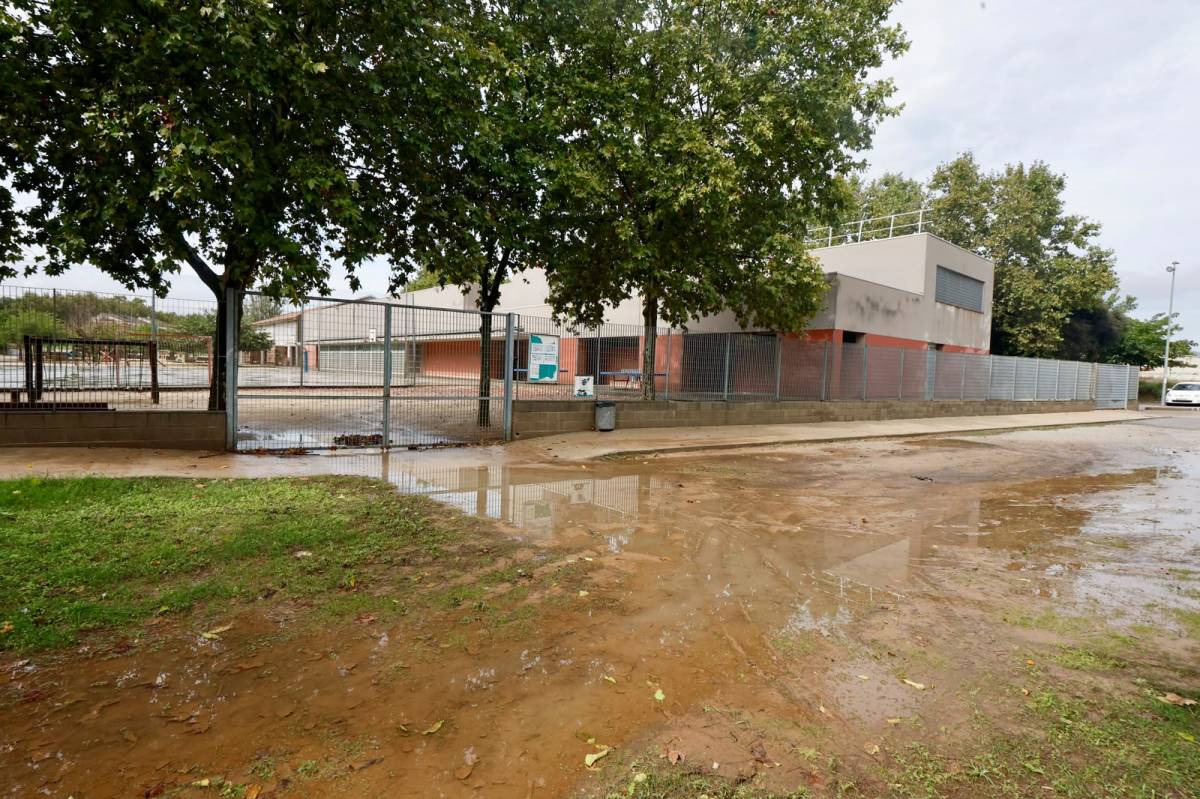 Desperfectes en escoles pel temporal del cap de setmana