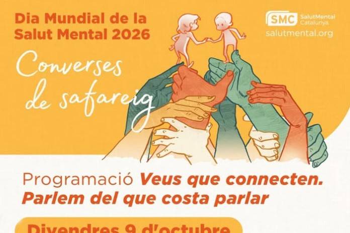 Solsona commemora el Dia Mundial de la Salut Mental amb converses sobre la soledat i els vincles comunitaris i una exposició