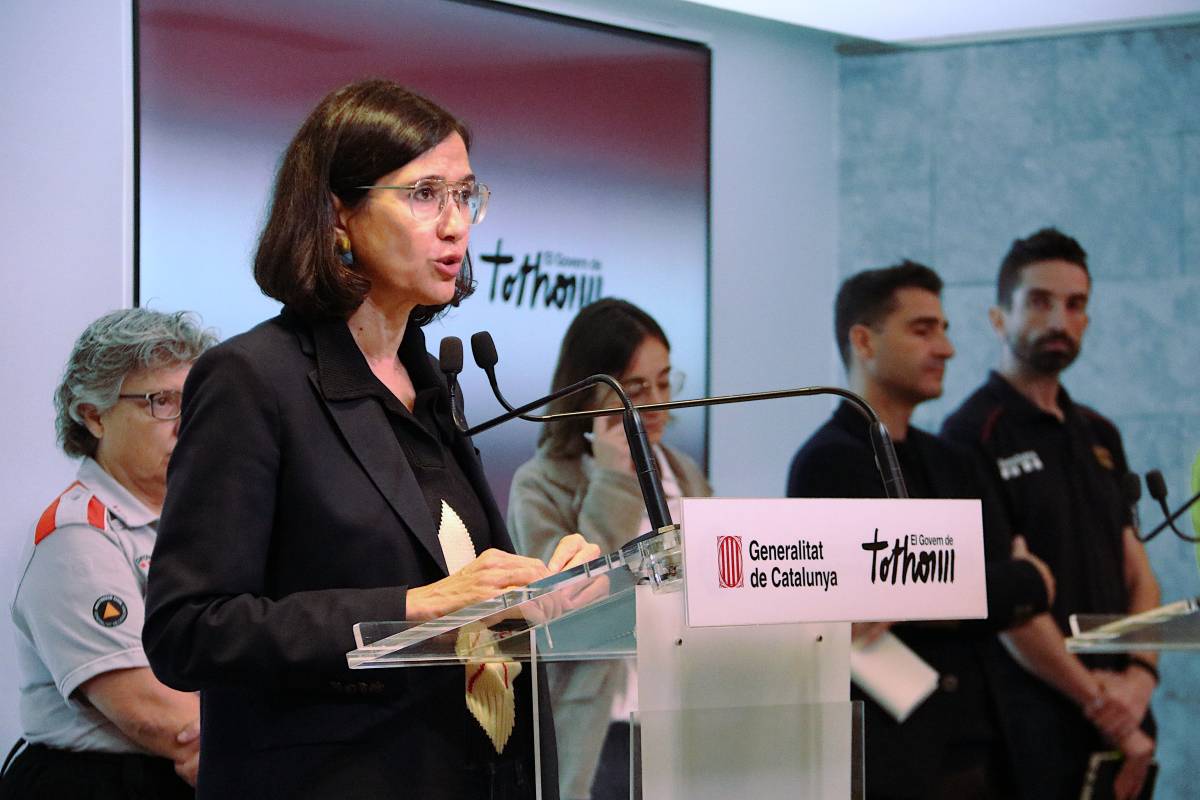 Parlon crida a la «prudència» a l'espera de l'evolució del temporal