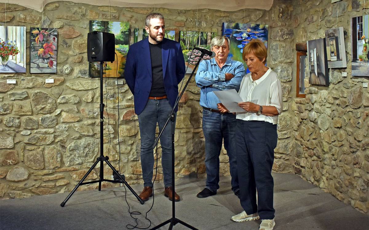 Rosa Santamaria inaugura a Súria l'exposició «Diversitat»