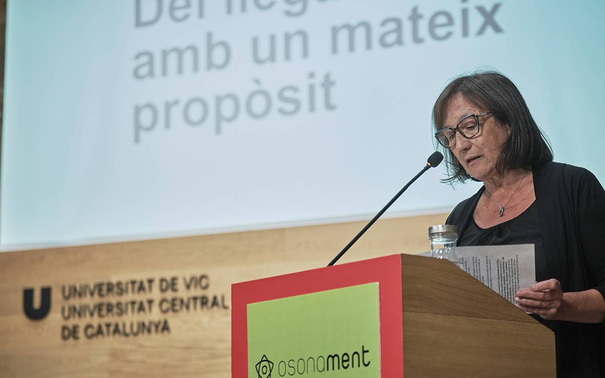 Mercè Generó ha estat més de quatre dècades al capdavant d`Osonament. - Oriol Clavera Mercè Generó ha estat més de quatre dècades al capdavant d`Osonament.