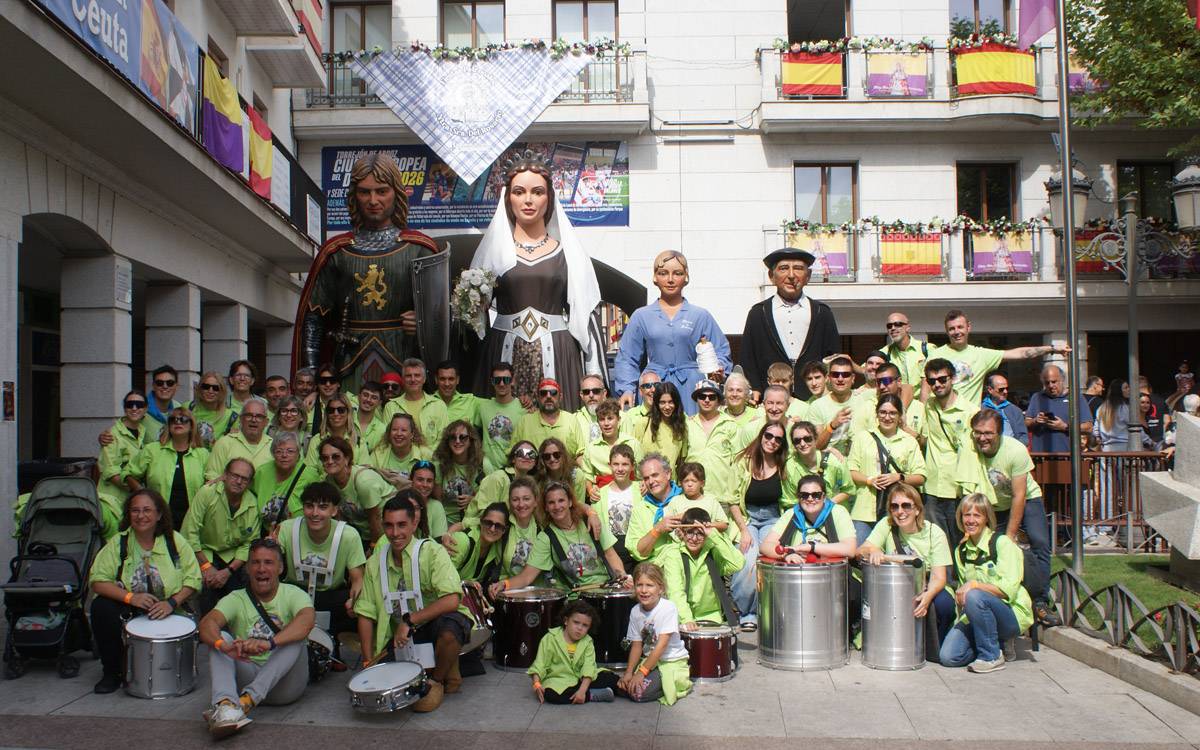 Els gegants de Balsareny fan història amb la seva sortida més llunyana, fins a Madrid