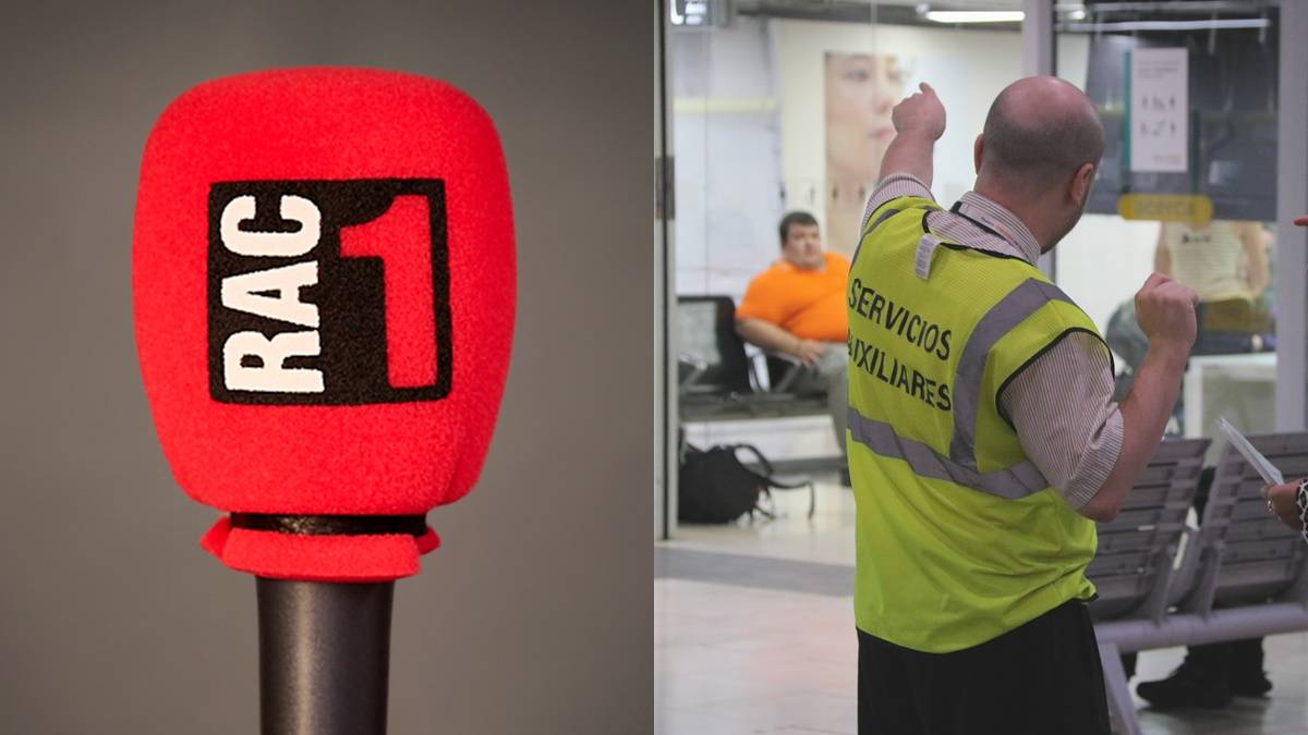 Un tècnic d'Adif fa fora un periodista de RAC1 del vestíbul de Sants en ple caos de Rodalies: «De males maneres»