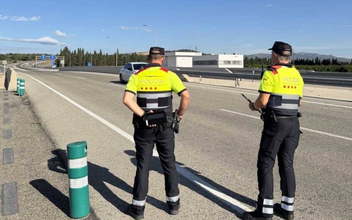 Els Mossos d'Esquadra detecten 33 positius en drogues en un control a l’AP-7 a l'Ebre
