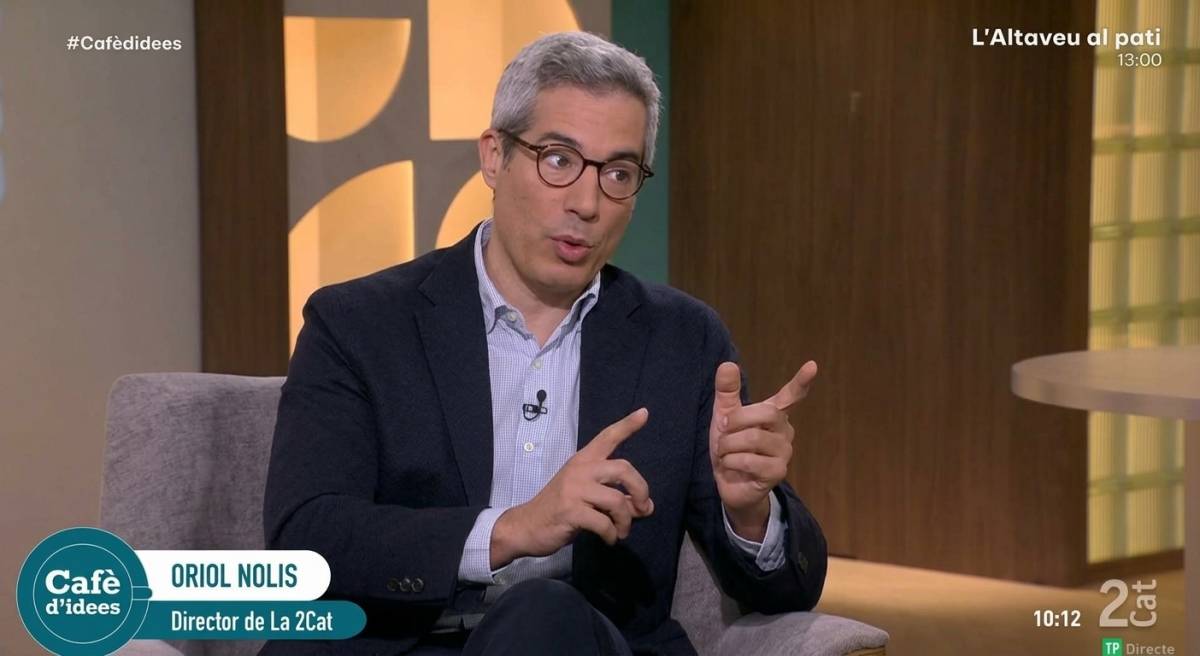 Oriol Nolis defensa el rumb de La 2Cat: «El projecte ha engegat bé i amb bons resultats»