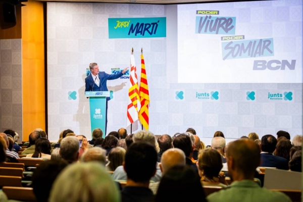 Jordi Martí se suma al discurs contra la gentrificació per remuntar a Barcelona: «No volem una ciutat aparador»