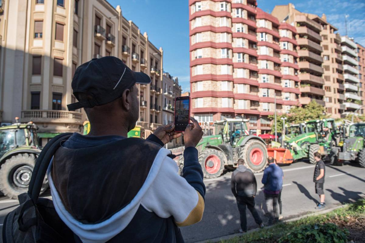 JARC omple de tractors la ciutat de Lleida