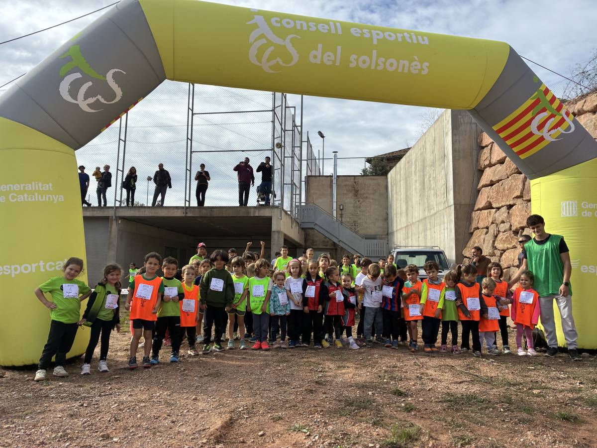 El cros escolar arrenca amb força al Solsonès: més de 100 joves atletes es citen a Llobera