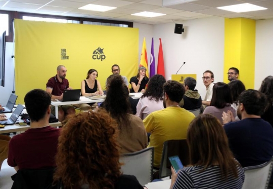 La militància de la CUP ratifica la decisió de no presentar-se a les eleccions espanyoles amb un 68,8% dels vots