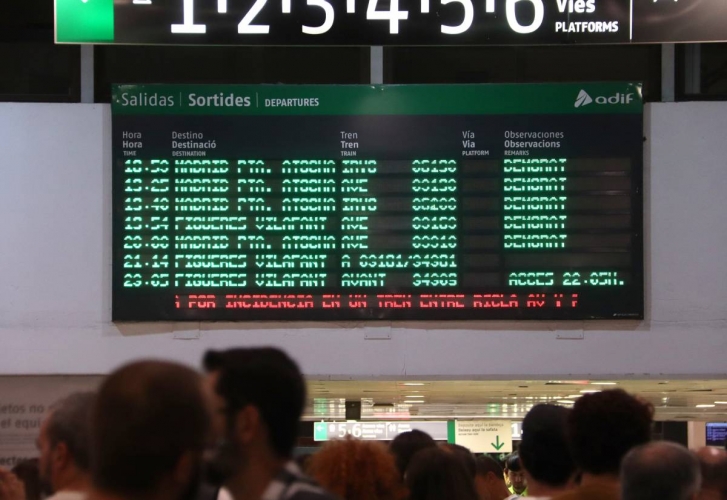Restabliment parcial i progressiu de l'alta velocitat entre Barcelona i Madrid
