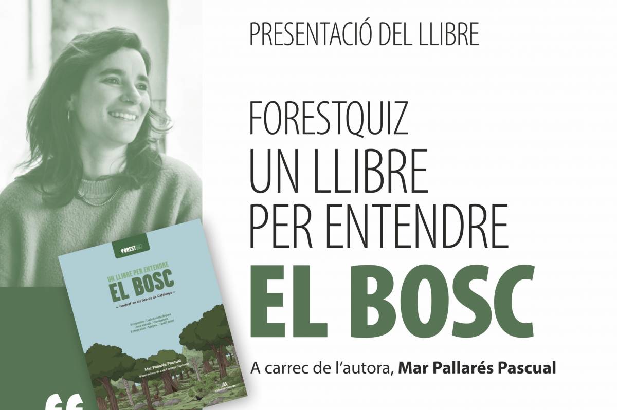 Mar Pallarés presenta a Solsona "Un llibre per entendre el bosc"