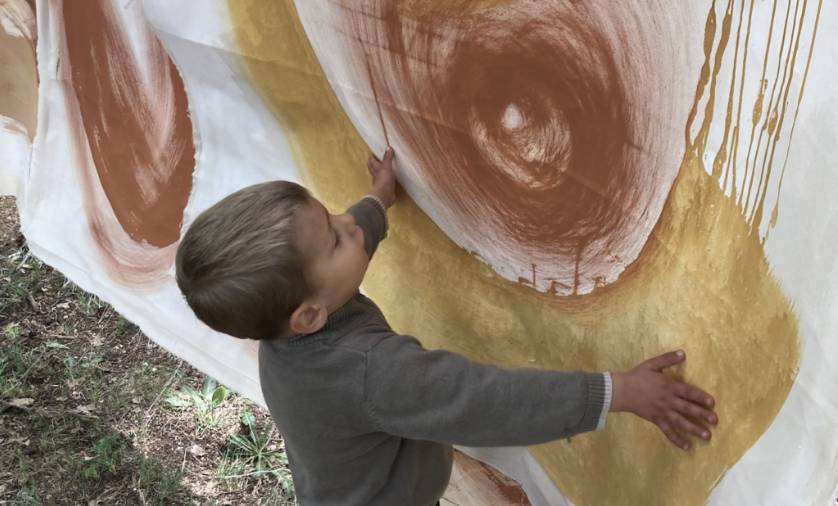 Aquí i Allà. Terra i Cel al mateix temps, activitat familiar museu d`art medieval - Cedida Aquí i Allà. Terra i Cel al mateix temps, activitat familiar museu d`art medieval
