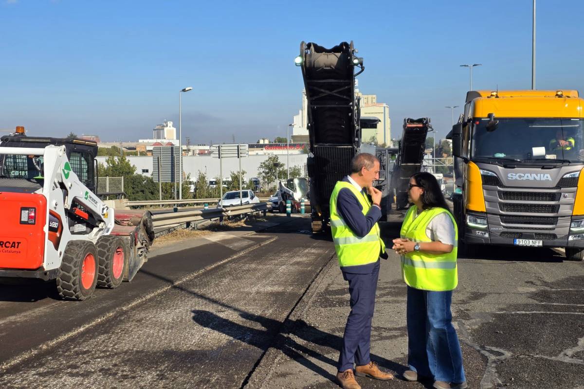 Renoven el ferm d'un tram d'uns 2,5 km de l'N-240 al polígon dels Frares a Lleida