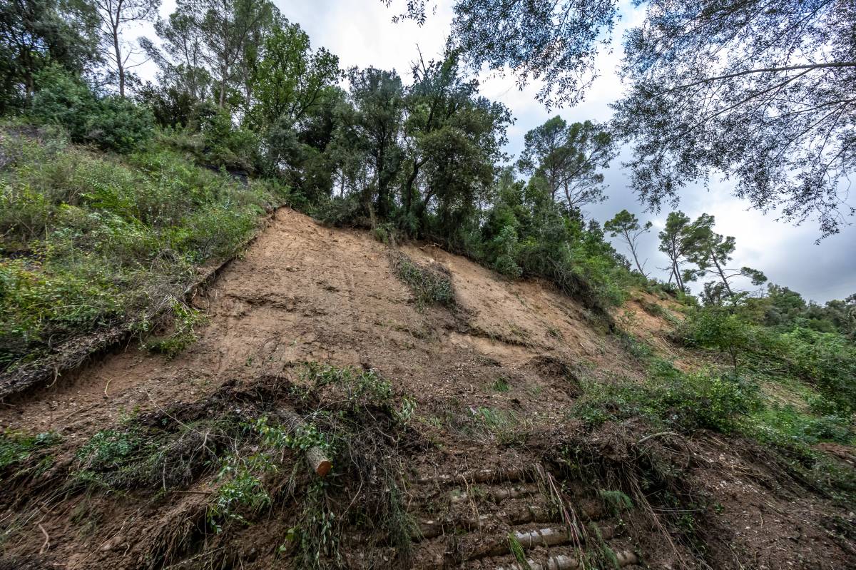 Esllavissada al Camí del riu - Juanma Peláez Esllavissada al Camí del riu