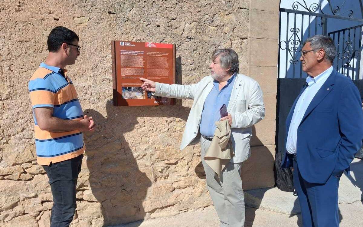 Caseres dignifica les restes de deu víctimes de la Guerra Civil gairebé 90 anys després